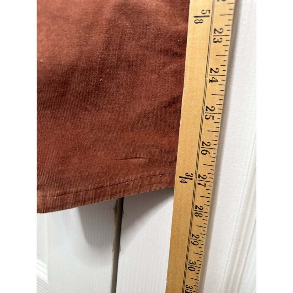 Free People Marci Corduroy Jumpsuit Size M Brown Gingerbread Utility Coverall - Picture 7 of 10